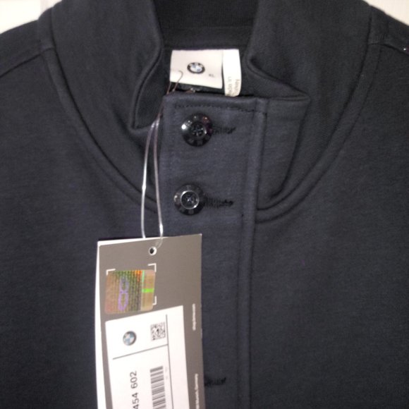 BMW Blue Varsity Sweater Jacket-For Men - Picture 3 of 3